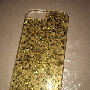 iPhone 6/ 6s case Gold Glitter